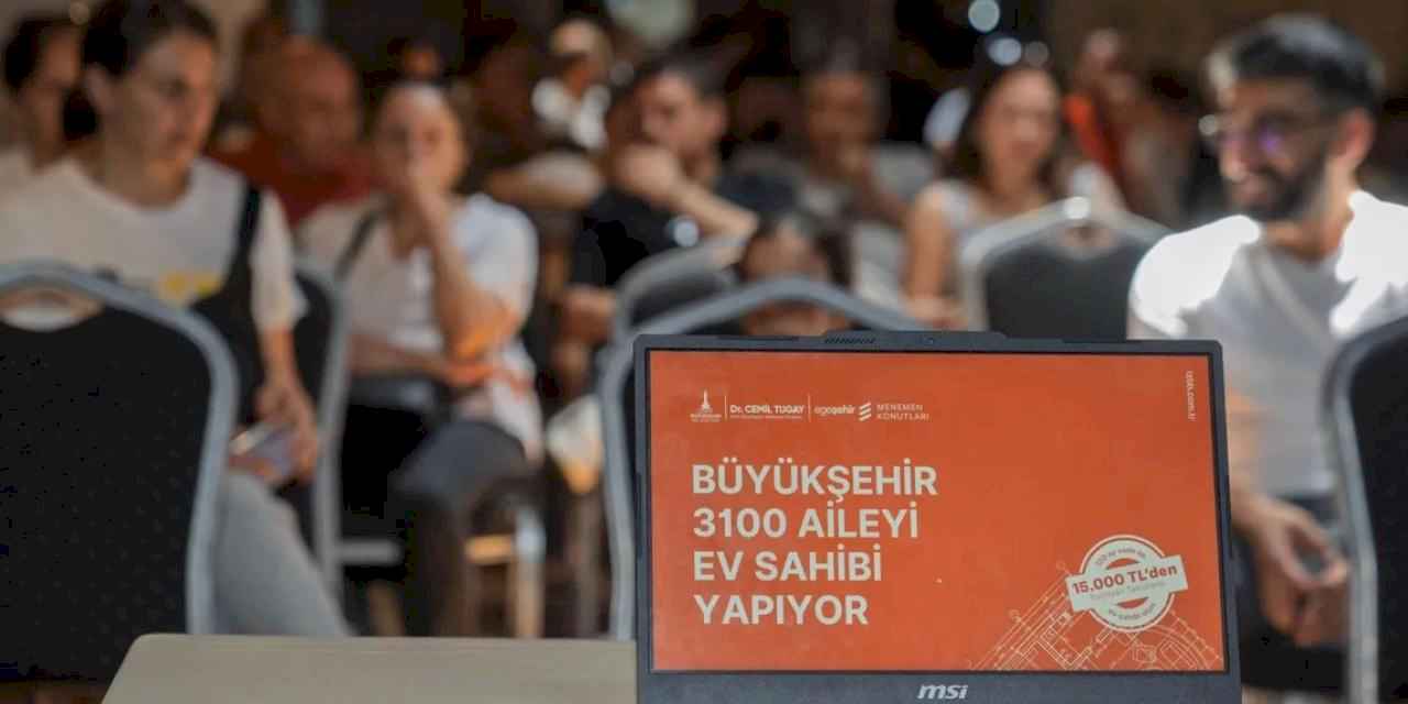 İzmir Büyükşehir'den 'Menemen Konutları'nda ilk adım