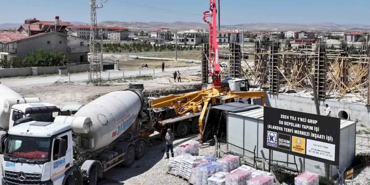 Konya’da Alakova Terfi İstasyonu yükseliyor