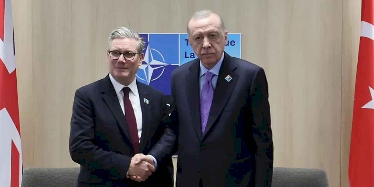 Cumhurbaşkanı Erdoğan, Starmer’ı kabul etti