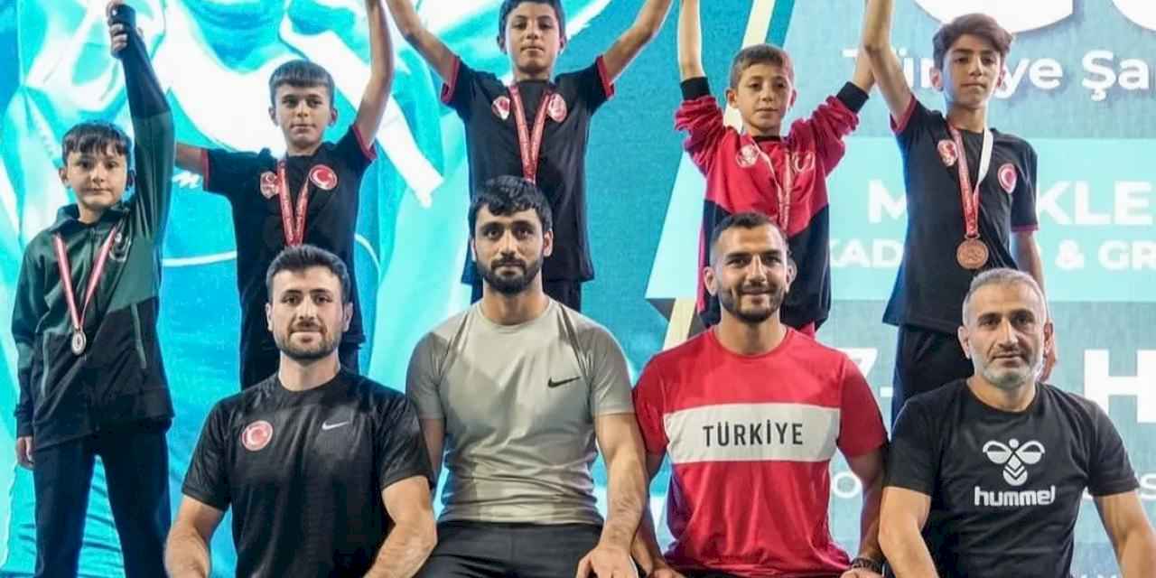 Karatay’ın güreşçilerinden Türkiye Şampiyonası’nda büyük başarı