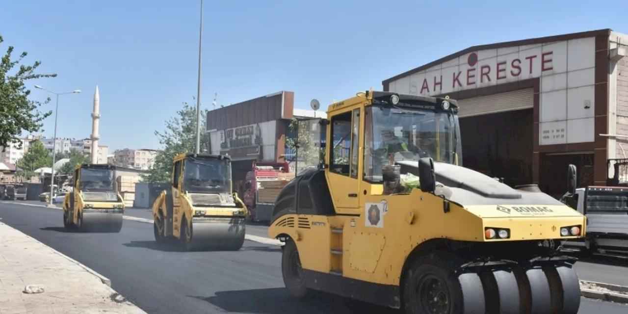 Diyarbakır Bağlar'daki 7 bulvar ve cadde asfaltla yenilendi