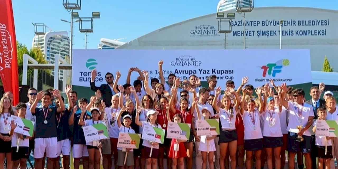 Gaziantep Uluslararası Tenis 14 Yaş Avrupa Yaz Kupası elemeleri tamamlandı