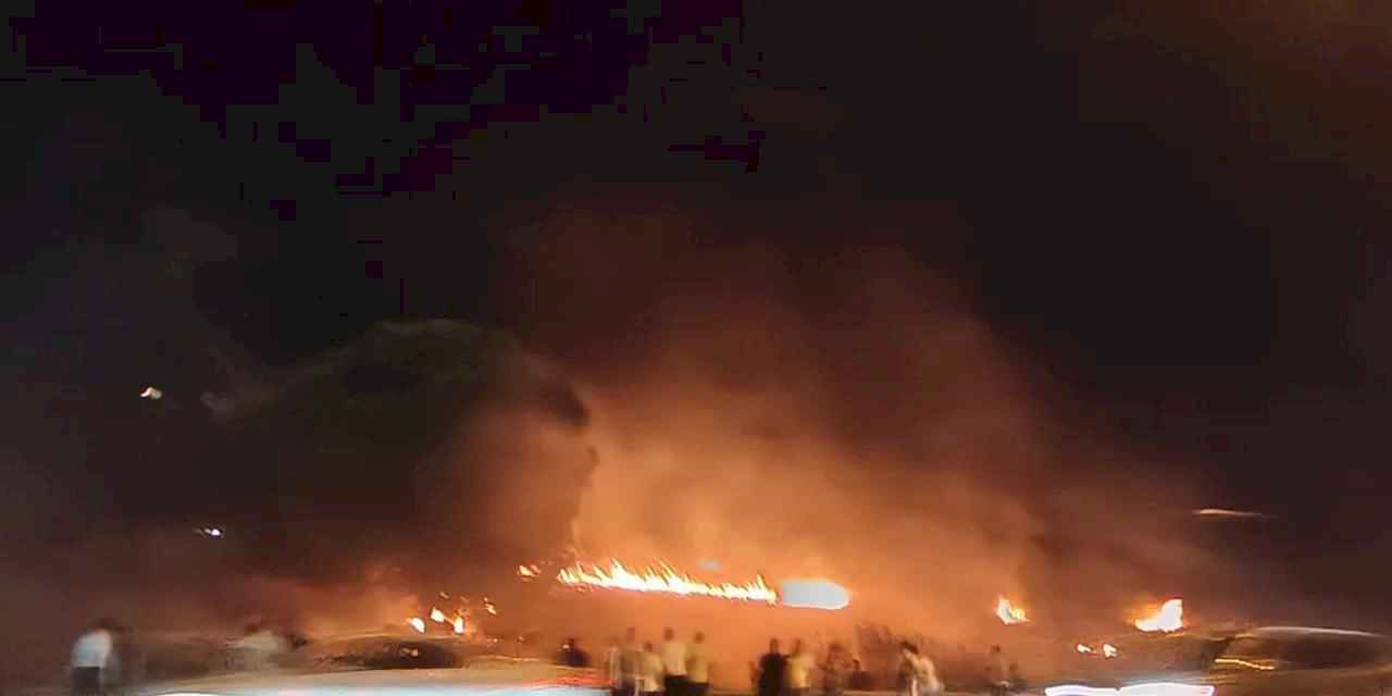 Bursa Mudanya Yolu'nda alevler yükseldi! Çağrışan'da yangın paniği!