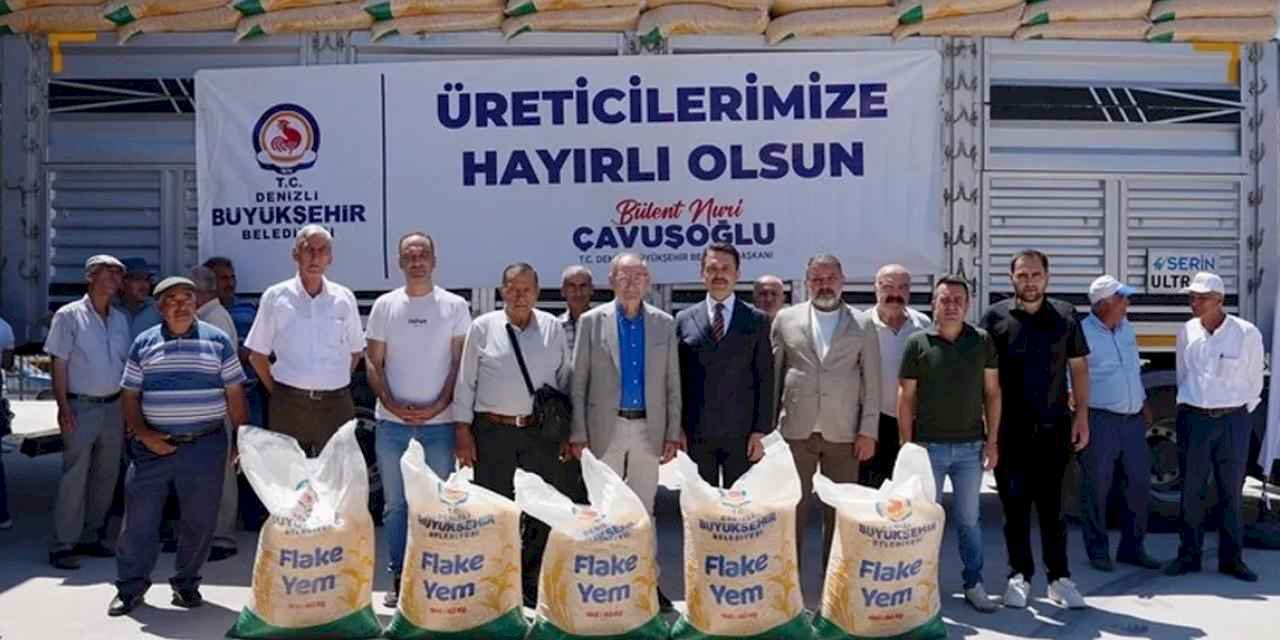 Denizli Büyükşehir’den küçük üreticiye büyük destek