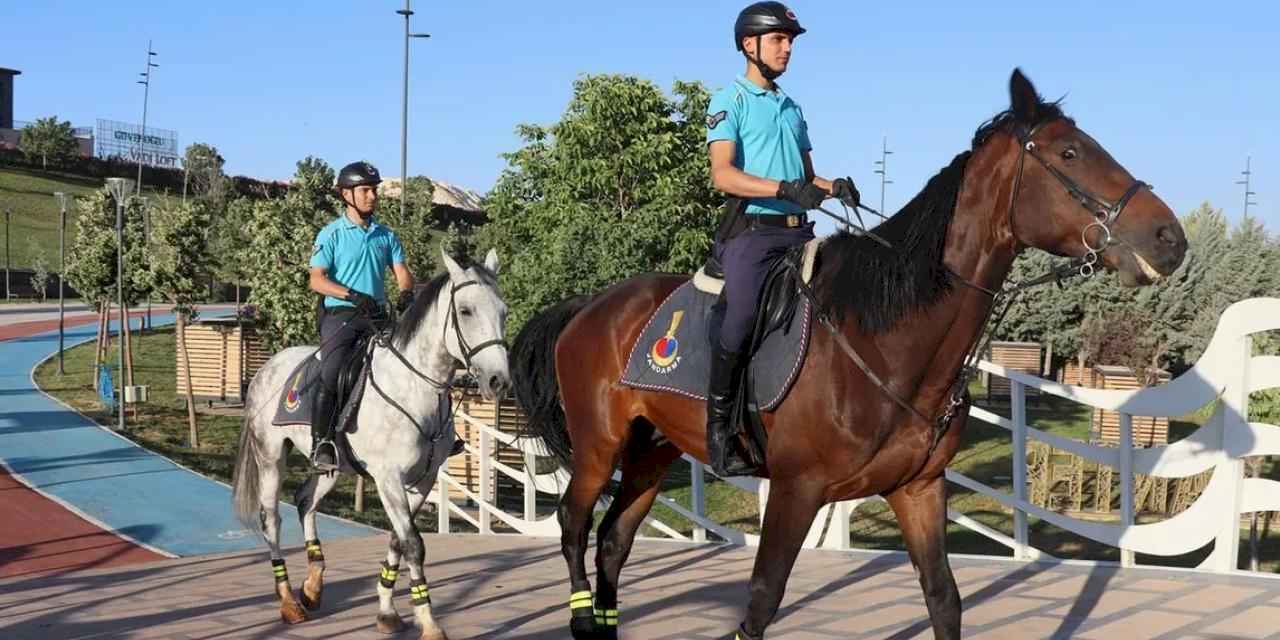 Atlı Jandarma Timleri Denizli ve Gaziantep’te