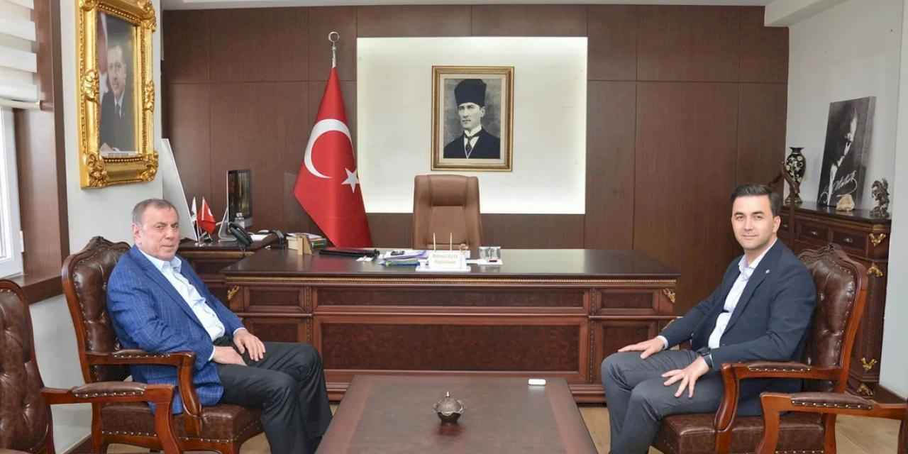 Başkan Şahin'den Kaymakam Kaya’ya Hayırlı Olsun ziyareti