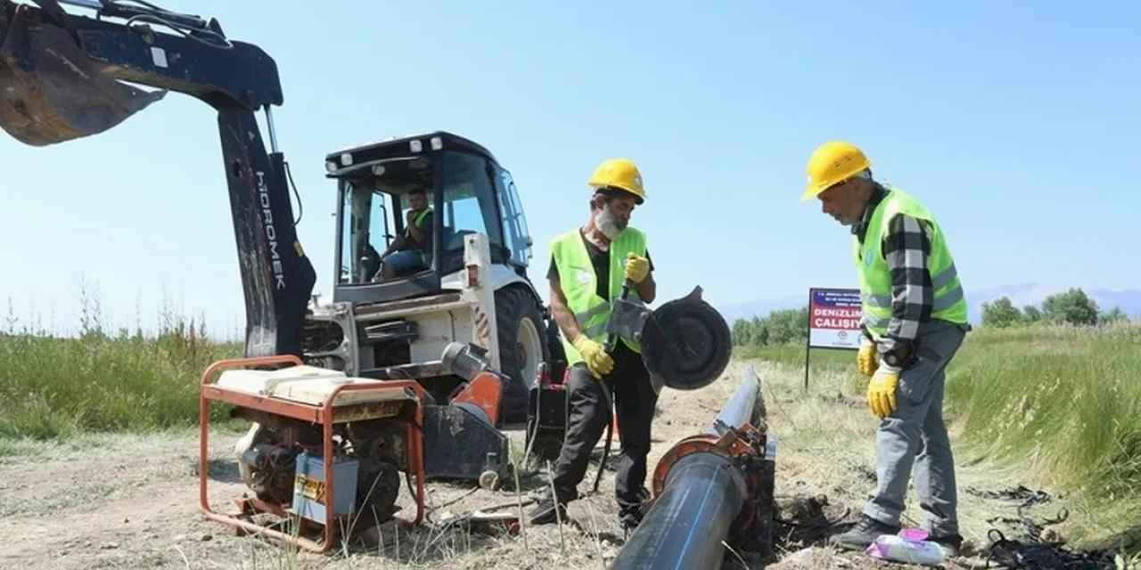 DESKİ’den Kale’ye temiz ve sürekli içme suyu hattı
