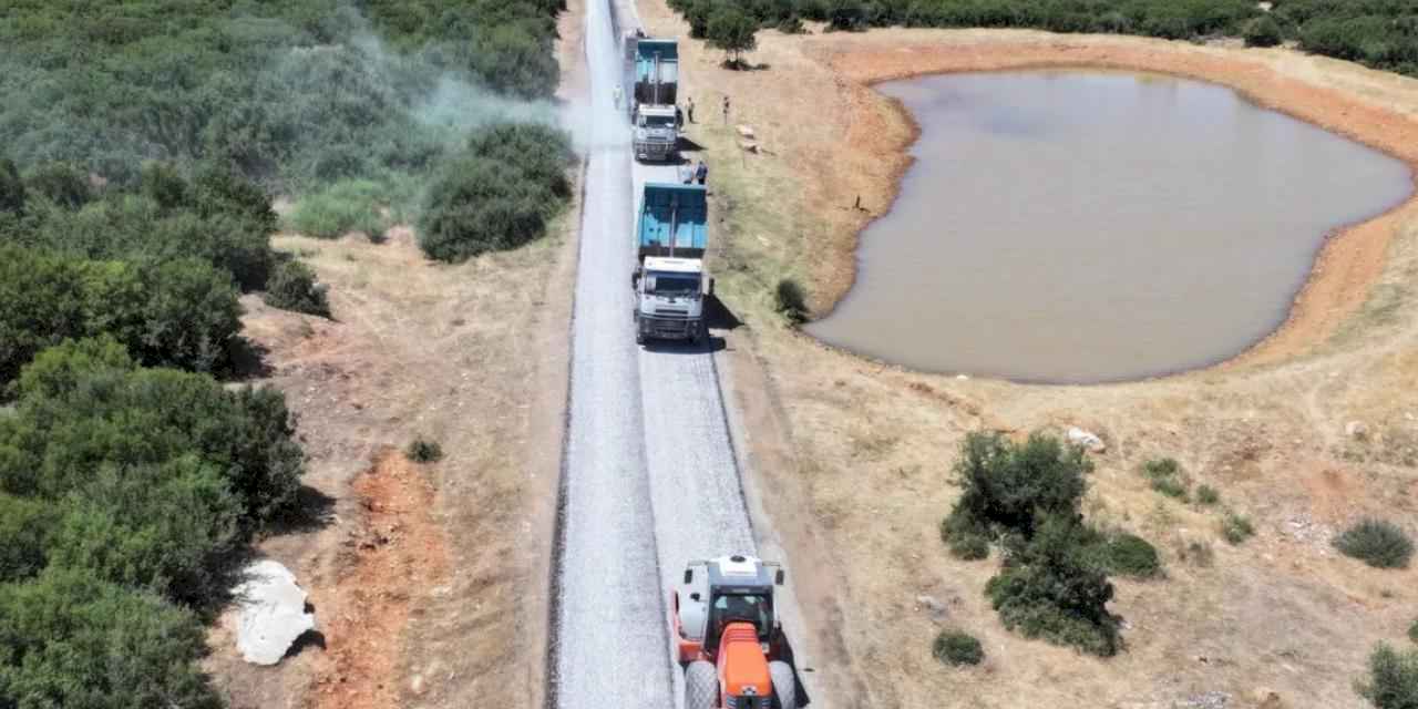 Manisa Büyükşehir’den ilçelere asfalt atağı