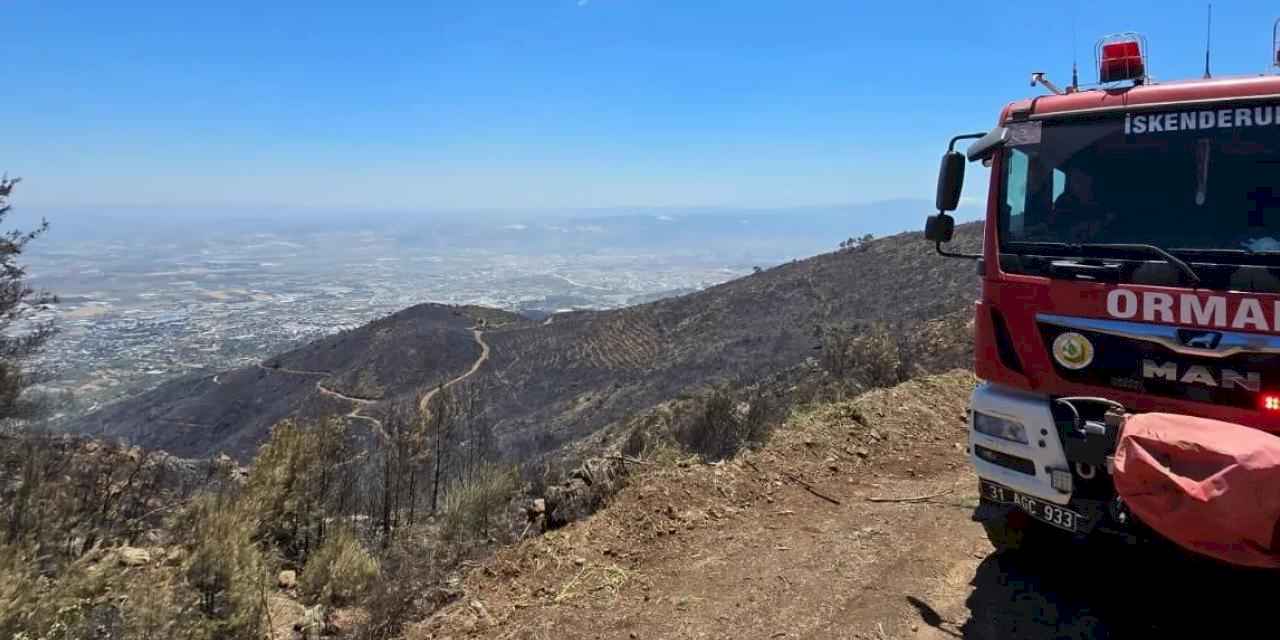 Hatay'daki orman yangını kontrol altında