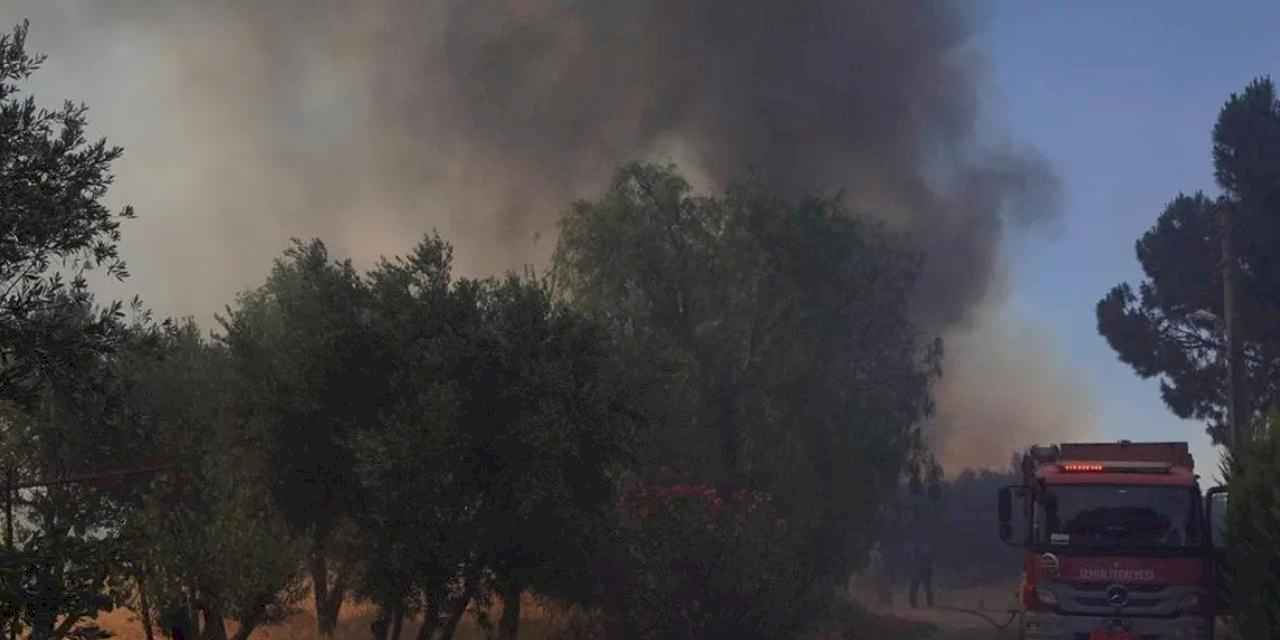 İzmir İtfaiyesi Çeşme Ildır için teyakkuza geçti