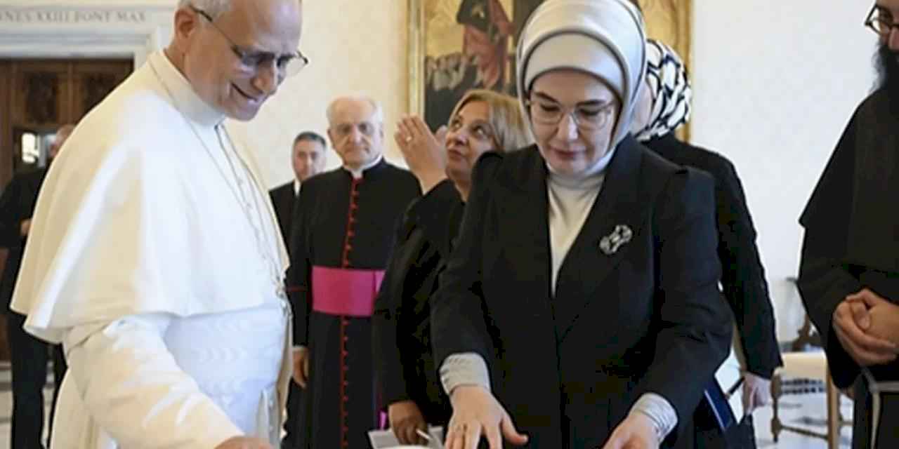 Emine Erdoğan’dan Vatikan’da önemli temaslar