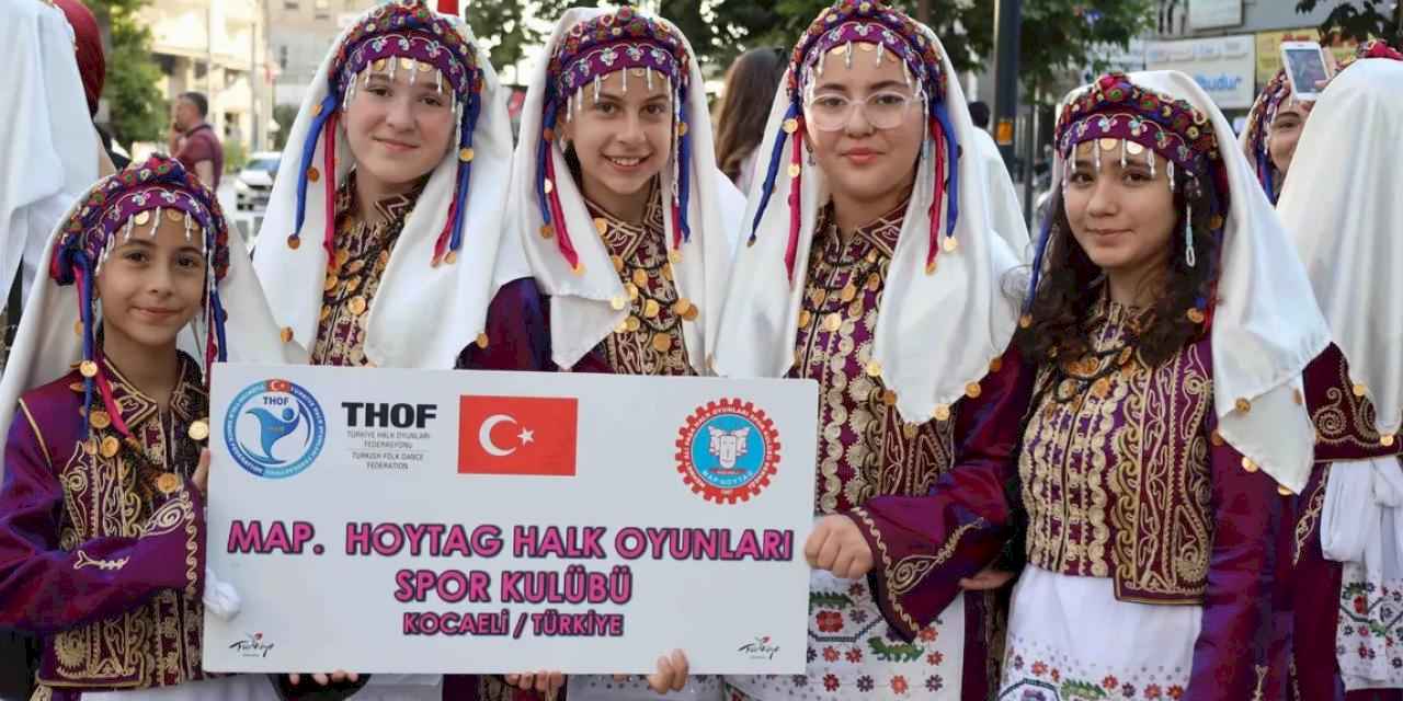 Kocaeli’de 2. Balkan Halk Oyunları rüzgarı esti