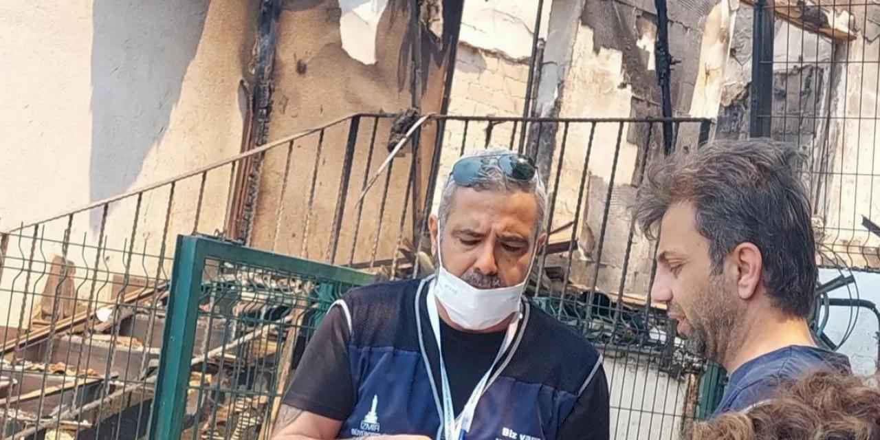 İzmir Büyükşehir yangın bölgelerinde seferber oldu