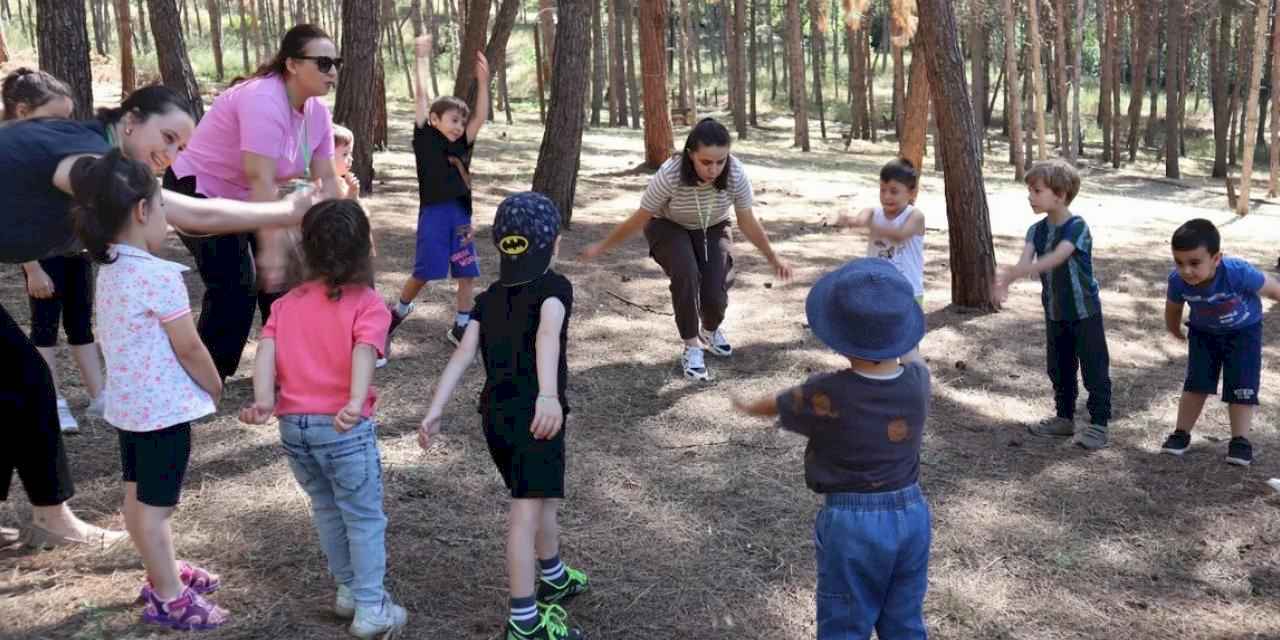 Kocaeli İzmit'te çocuklar doğayla buluştu