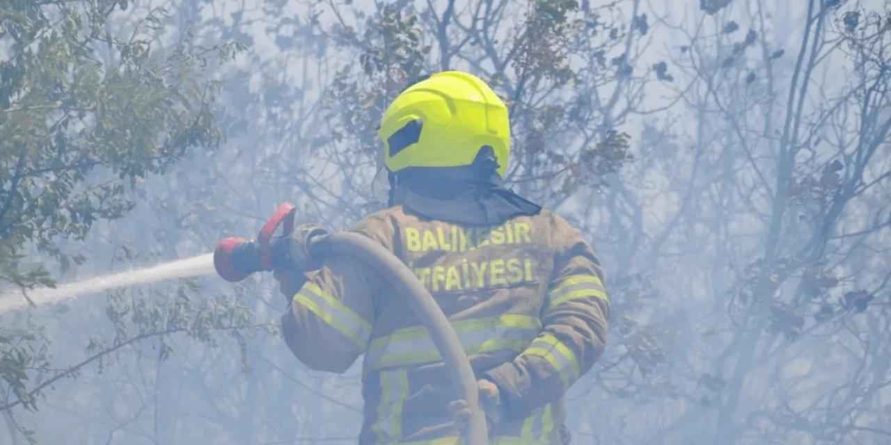 Balıkesir İtfaiyesi’nden bölge yangınlarına güçlü destek