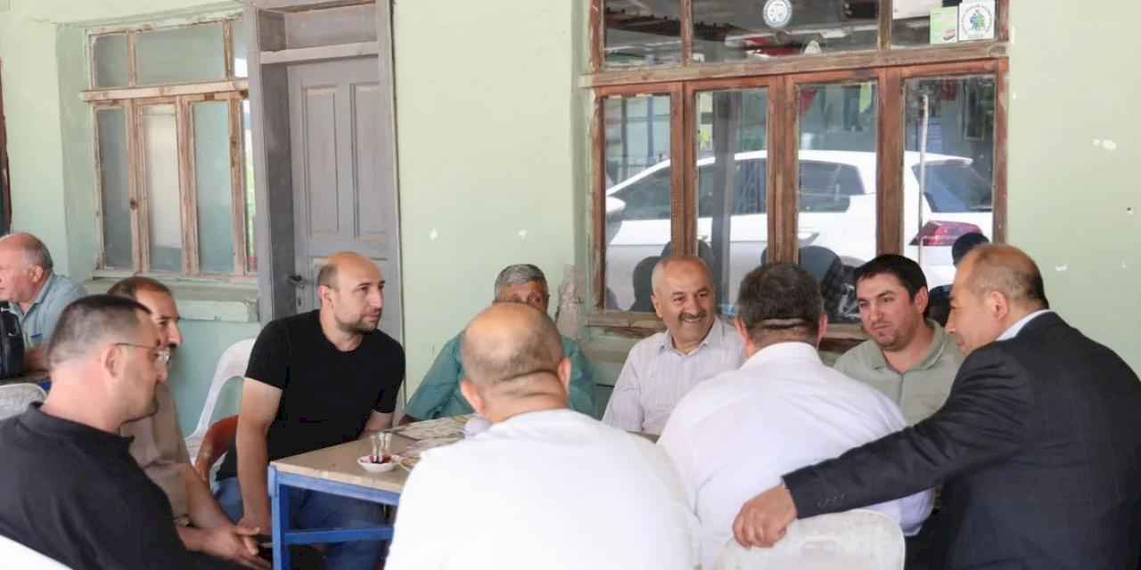 Başkan Büyükgöz Gebze Kargalı'da çay sohbetinde