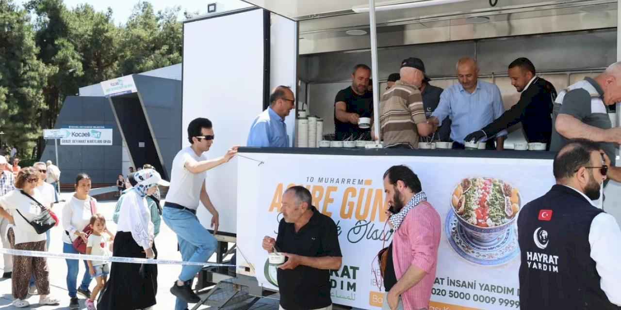 Gebze'de aşure bereketi! Başkan Büyükgöz vatandaşlarla buluştu