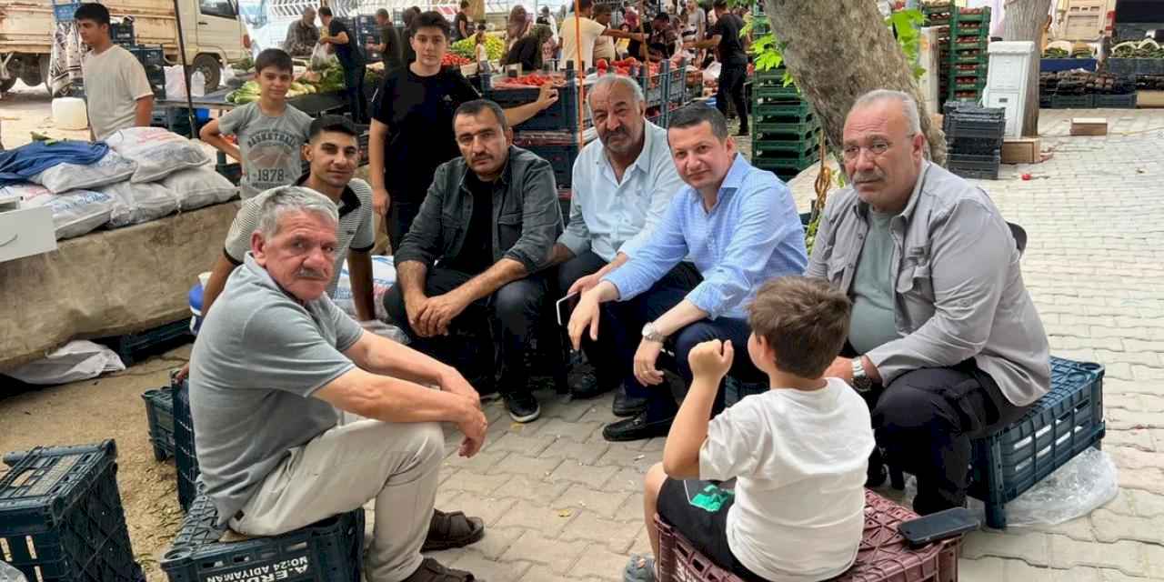 Başkan Olgun’dan Adıyaman Semt Pazarı'na samimi ziyaret