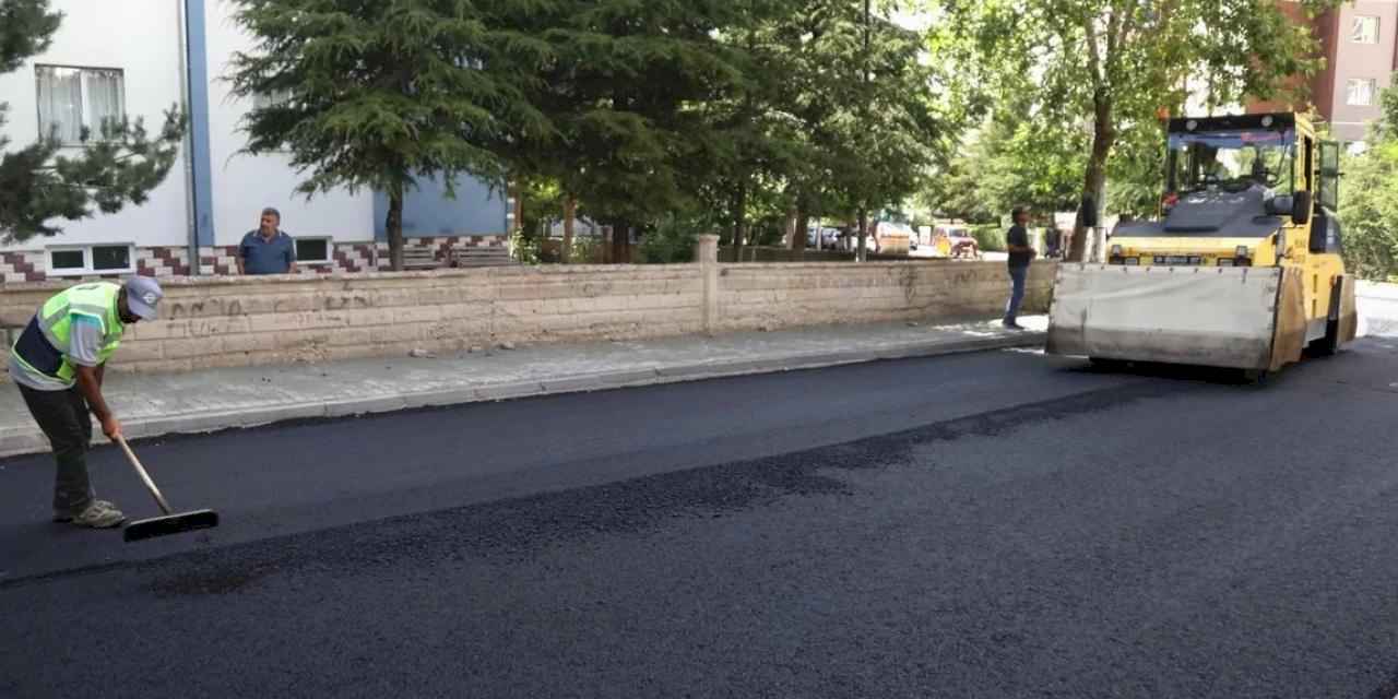 Kayseri Melikgazi'den ulaşımı rahatlatacak asfalt çalışması