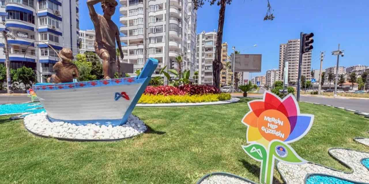 Mersin’de kent estetiğine yaz dokunuşu