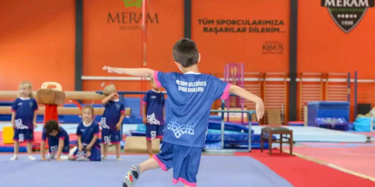 Konya Meram'da yaz spor coşkusu