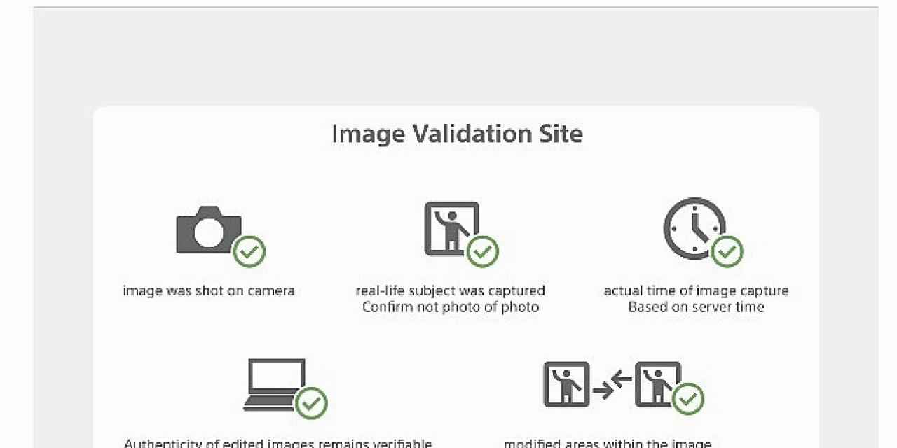 Sony, Haber Kuruluşları İçin Geliştirilen Kamera Kimlik Doğrulama Çözümüne "Camera Verify" Özelliğini Ekledi