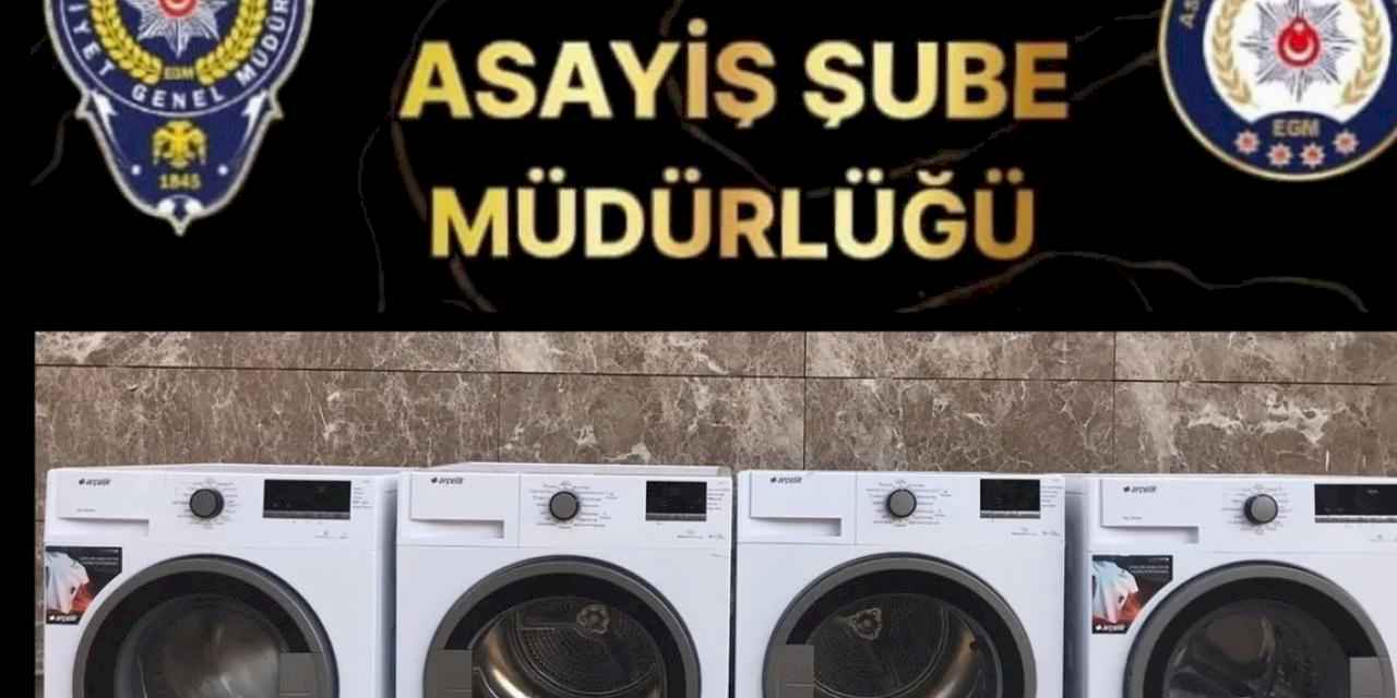 Adıyaman konteyner kentte çamaşır makinesi hırsızları yakalandı