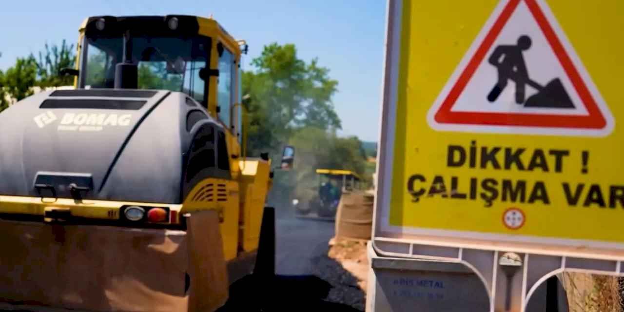 Körfez Sipahiler’de 2 kilometrelik yol yenilendi