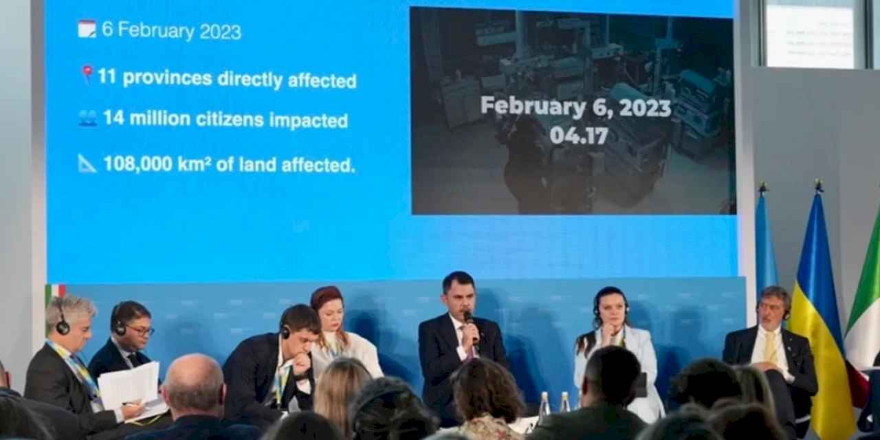 Roma'da Türkiye'nin deprem tecrübesini anlattı... Bakan Kurum: Ukrayna’nın yeniden inşasına hazırız