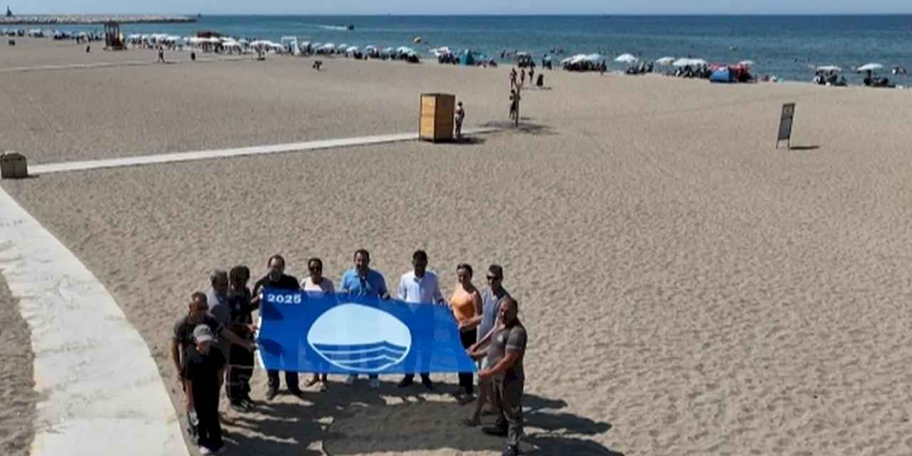 Bursa sahillerinde ‘Mavi Bayrak’ dalgalanıyor