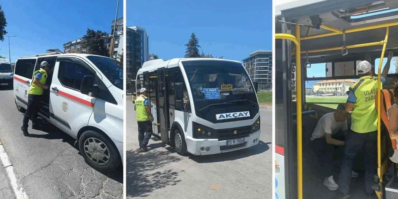 Balıkesir Büyükşehir’den toplu taşımaya denetim