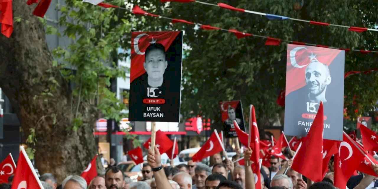 Kocaeli 15 Temmuz'un kahramanlarını unutmadı