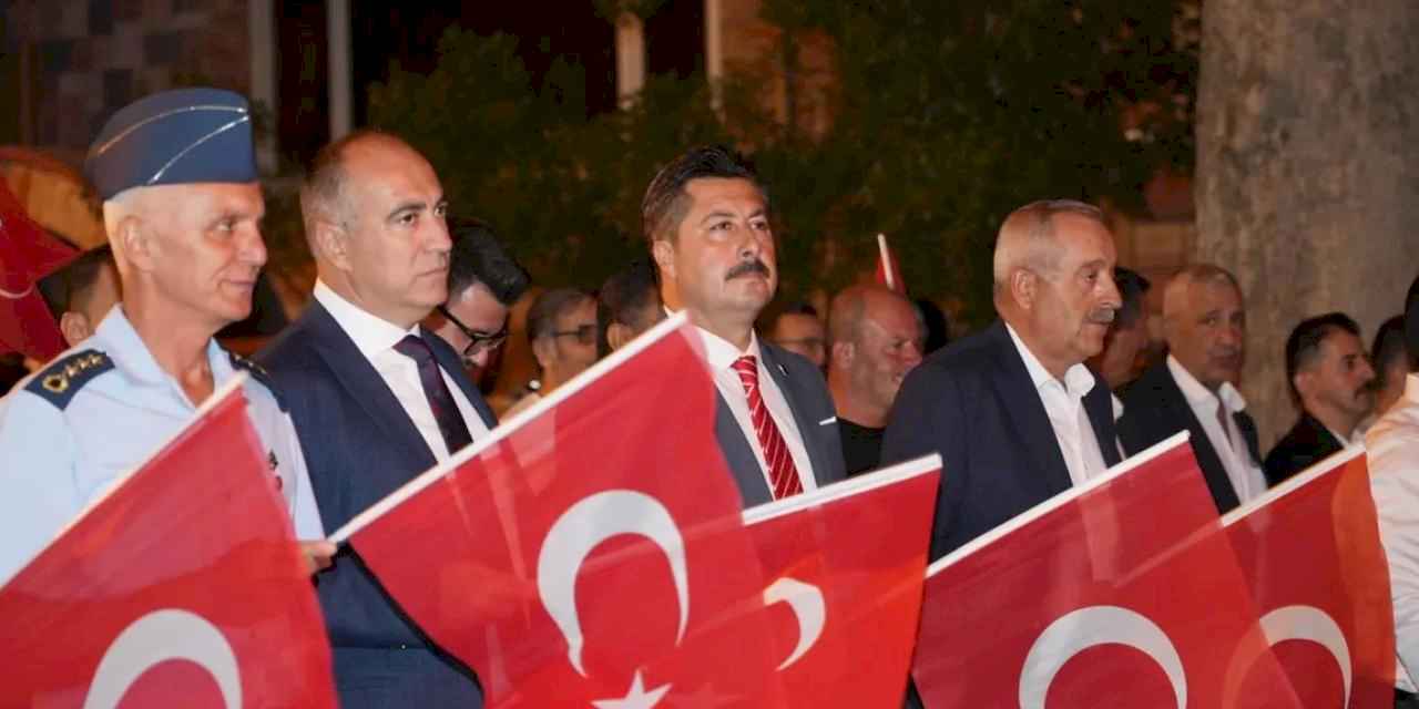 Yenişehir 15 Temmuz’da yine meydanlardaydı