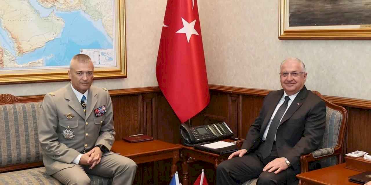 Bakan Güler, Fransa Genelkurmay Başkanı Burkhard’ı kabul etti