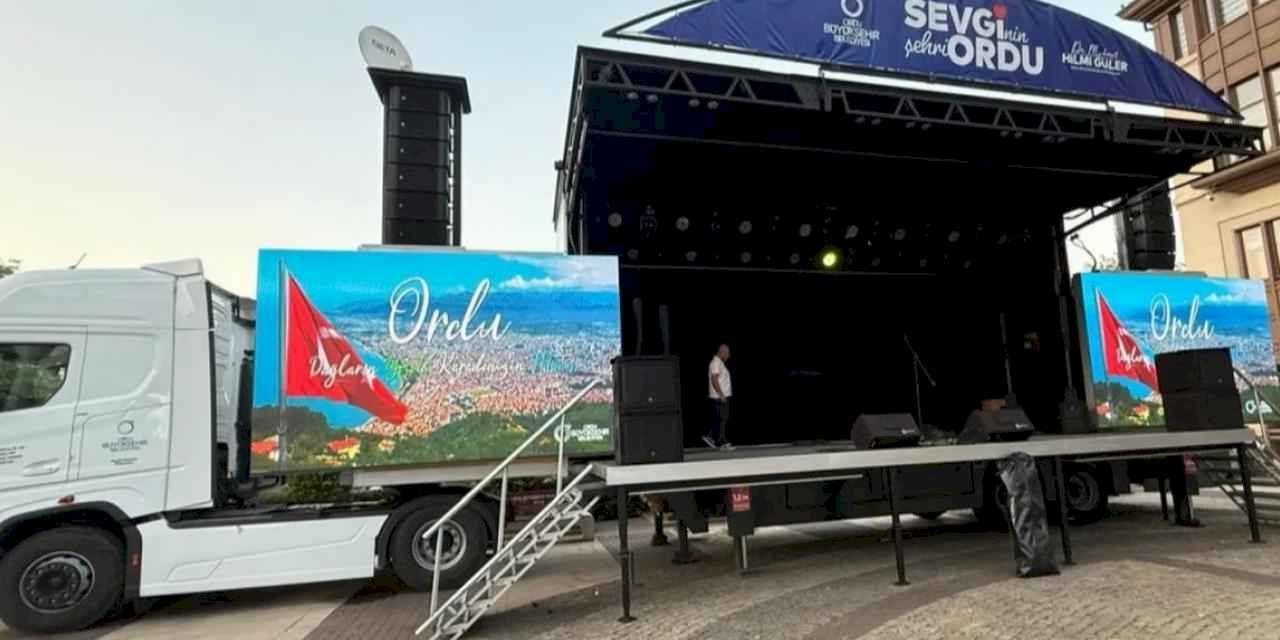 Ordu'da ‘Sevgi Tırı’ yolculuğa başlıyor