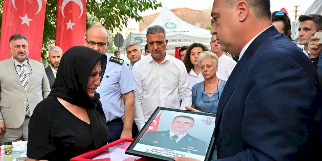 Şehit Fikret Mangura vefatının 7. gününde dualarla anıldı