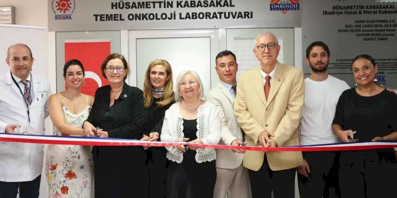 DEÜ’de yenilenen Onkoloji laboratuvarı hizmete açıldı
