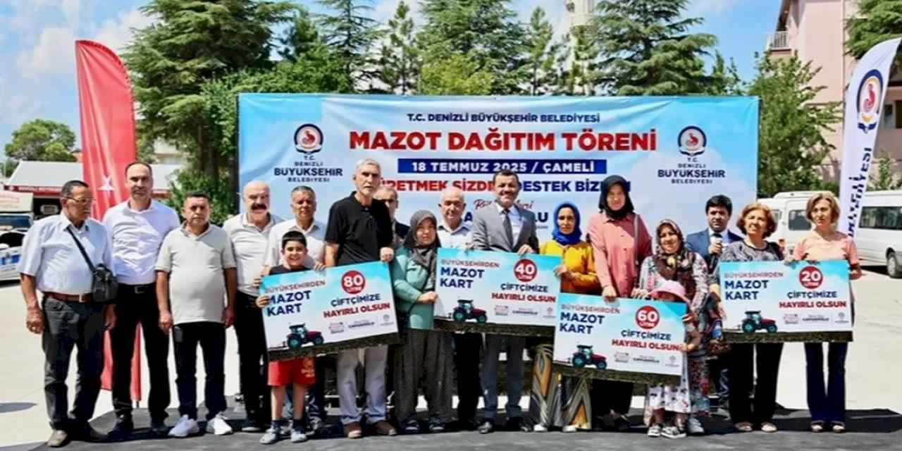 Denizli Büyükşehir'den üreticiye destek