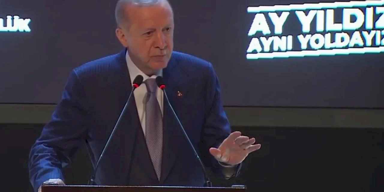 Cumhurbaşkanı Erdoğan: Ay yıldız aynı yoldayız