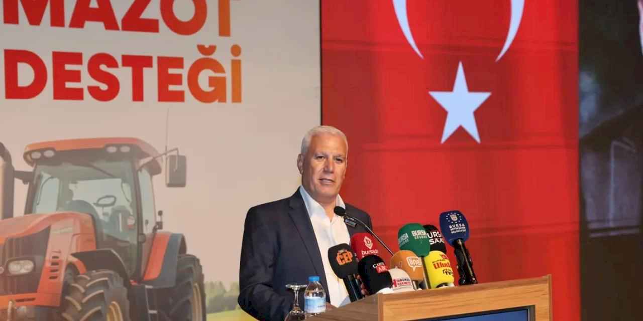 Bursa Büyükşehir’den yüzde 100 hibeli mazot desteği