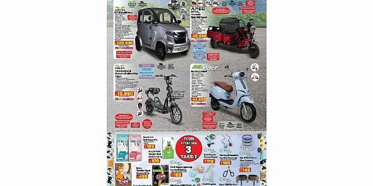 Tiny House ve Elektrikli Araç 24 Temmuz'da A101'de