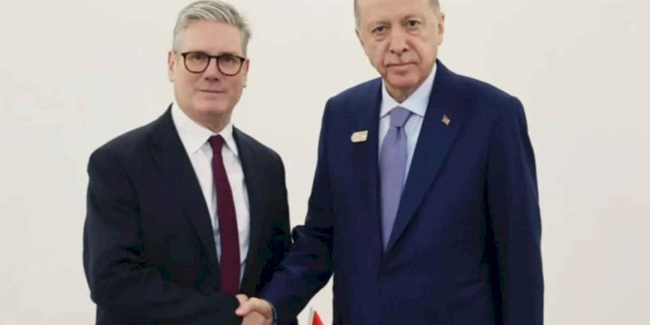 Cumhurbaşkanı Erdoğan Starmer ile görüştü