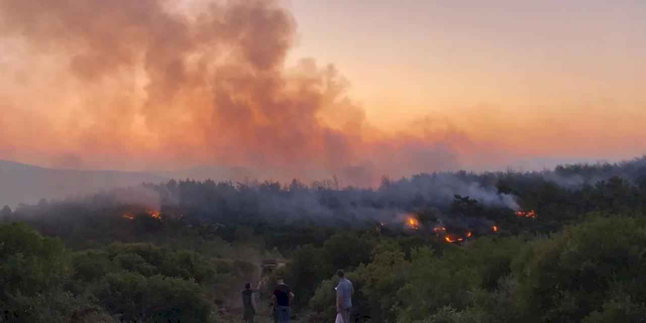 Urla’da yangın kontrol altına alındı