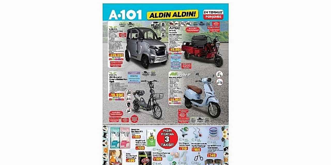 Tiny House ve Elektrikli Araç 24 Temmuz'da A101'de