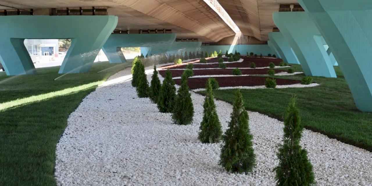 Gebze Topçular Köprülü Kavşağı’nda çevre düzenlemesi
