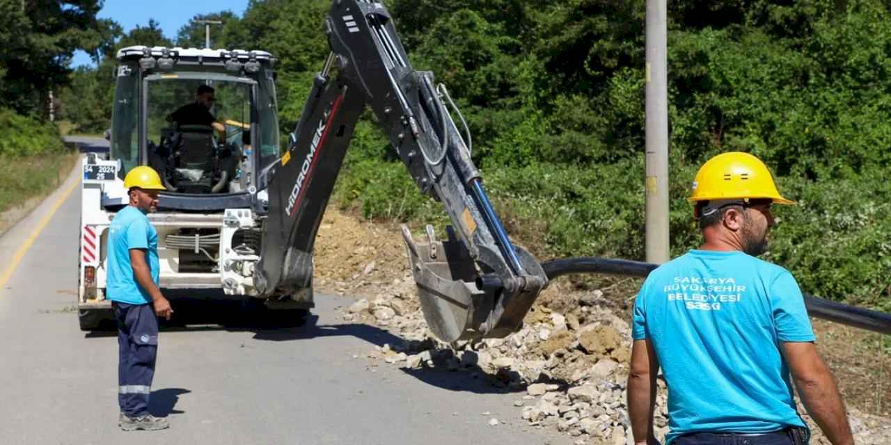 Sakarya'da iki mahallenin su iletim kapasitesi artırılıyor