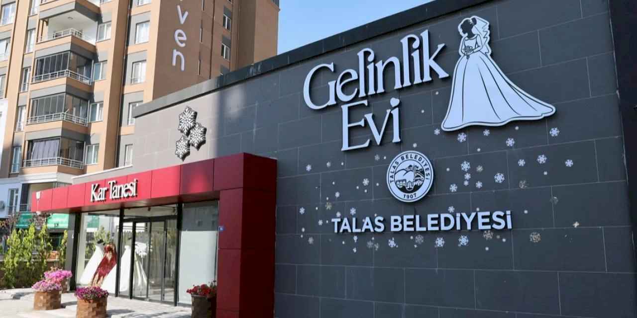 Kayseri Talas Kar Tanesi Gelinlik Evi'ne büyük ilgi