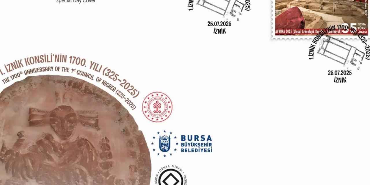 PTT'den İznik için özel gün zarfı