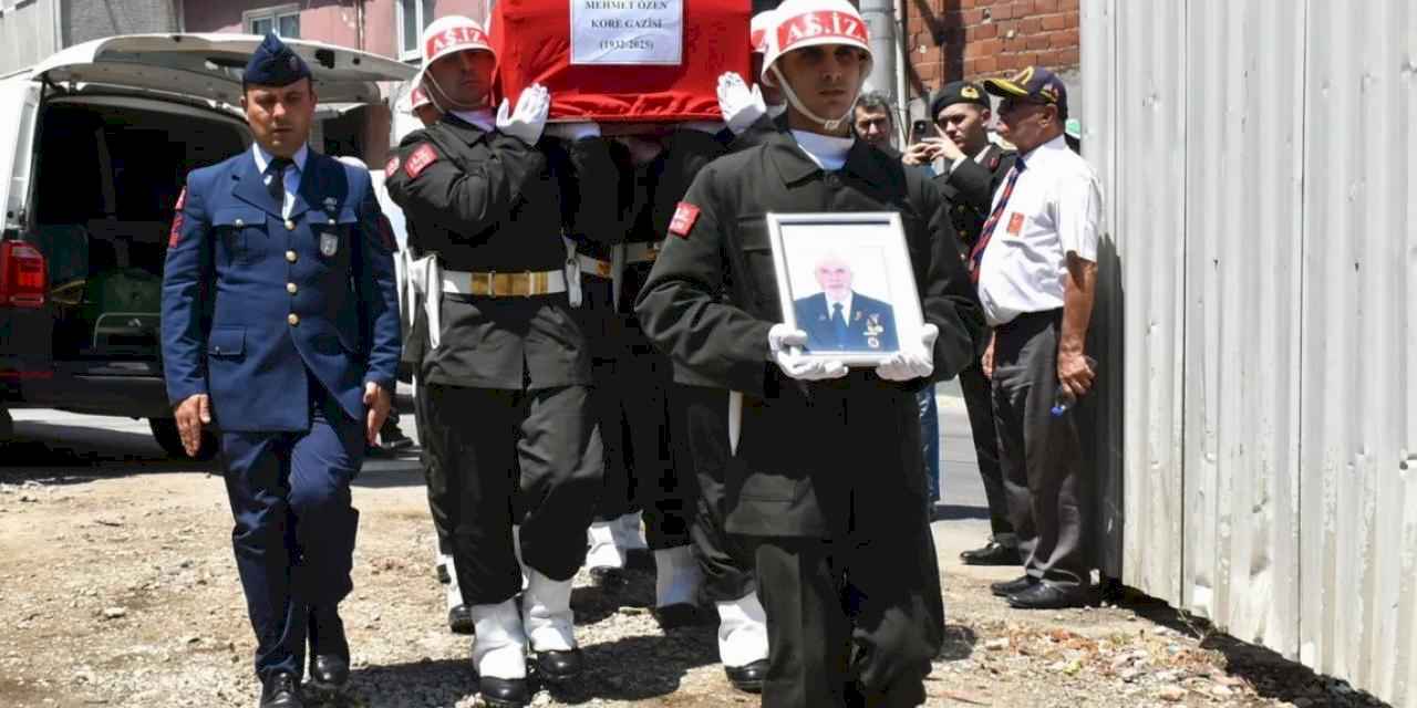 Bursa'da Kore Gazisi askeri törenle uğurlandı