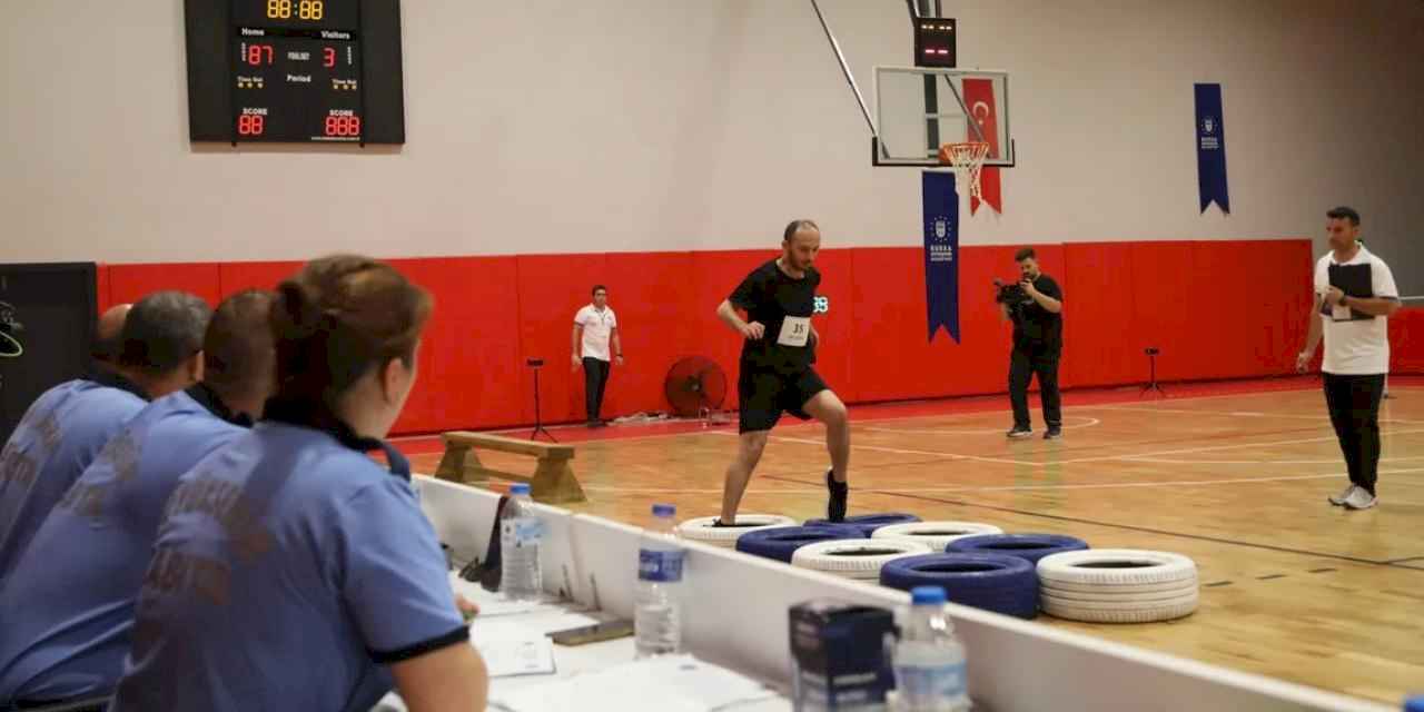 Bursa'da Zabıta olmak için parkurda ter döktüler